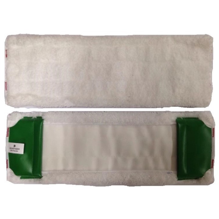 Frange microfibre à poches vertes