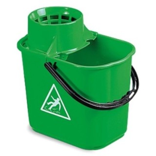 Seau 16 litres VERT avec cône d'éssorage