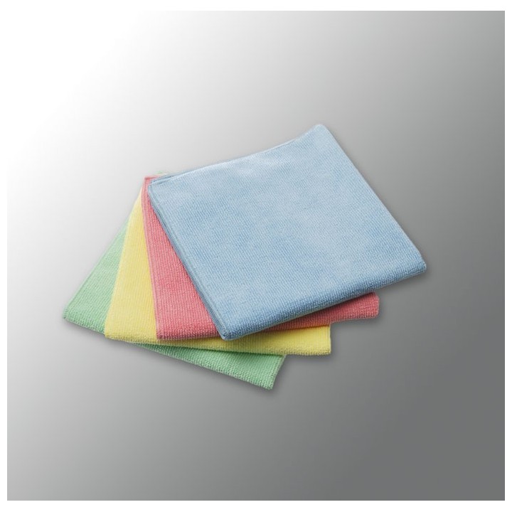 Lavette MicroTuff PLUS rouge - 38x38cm - 1 x 5 unités