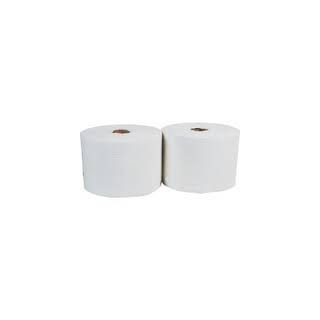 Papier bobine 1000 formats blanc gaufré 2 plis (1 x 2 bobines)