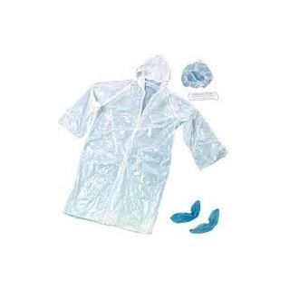 Kit visiteur ( blouse, charlotte, masque et surchaussures ) Carton de 100 unités