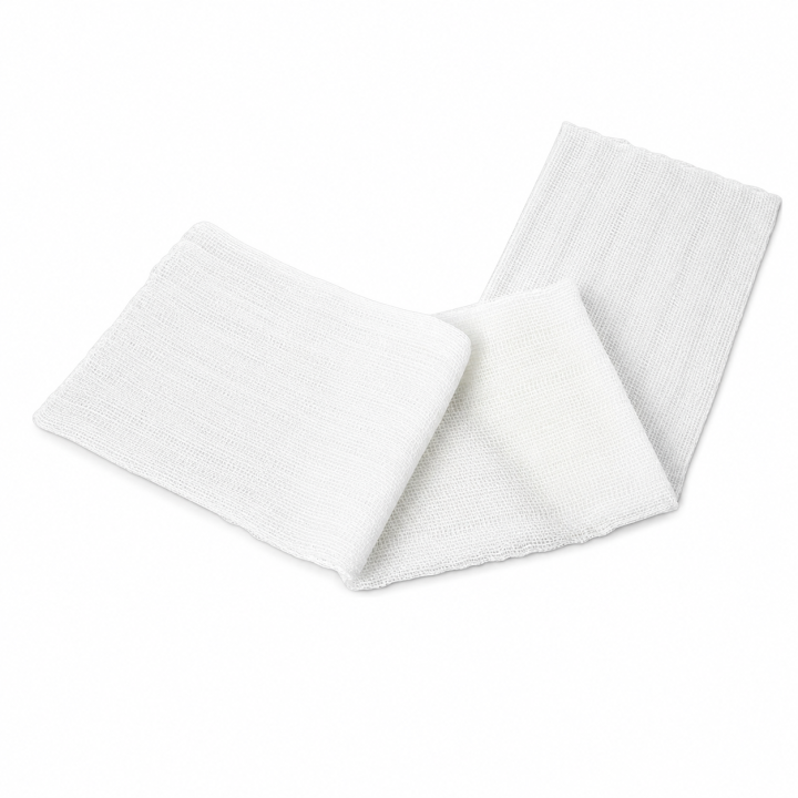 Bandeau de lavage à usage unique  12x42cm blanc 1x50 unités