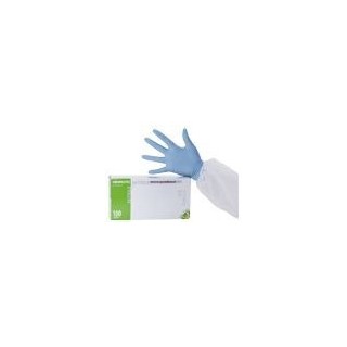 Boîte de 100 gants NITRILE bleu non poudré  Taille S - 10 x 100 unités