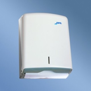 Distributeur papier Essuie-mains Z  ABS blanc