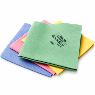 Lavette Quickstar rouge - 38x40cm - 1 x 5 unités