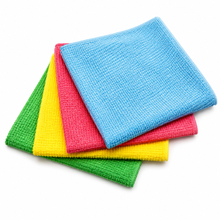 Lavette MicroTuff PLUS rouge - 38x38cm - 1 x 5 unités