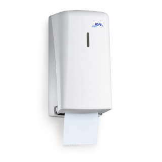 Distributeur papier WC 2 petits rouleaux ABS blanc