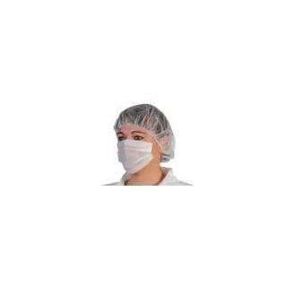 Masque blanc 2 plis barette nasale (boite de 50)